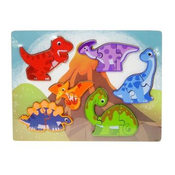 Układanka puzzle dinozaury