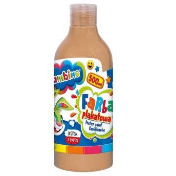 Farba plakatowa cielista 500ml BAMBINO