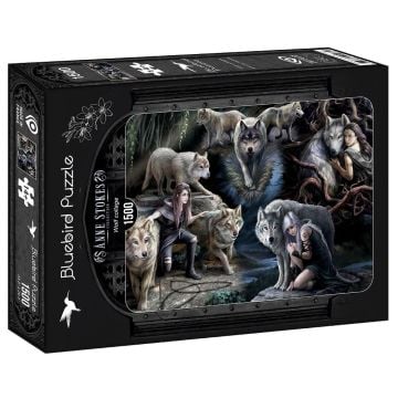Puzzle 1500 Anne Stokes Collage - Wilki