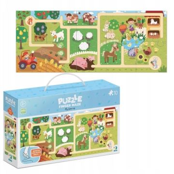 Puzzle labirynt Moja wiejska wycieczka
