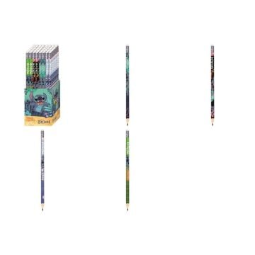 Ołówki z gumką HB Stitch tuba (72szt)