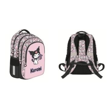 Plecak 4 komorowy Kuromi pink