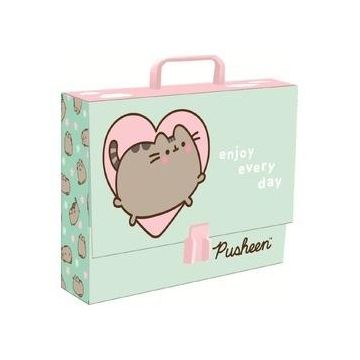Teczka z rączką A4 XL Pusheen mint