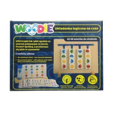 Drewniana układanka logiczna na czas Woodie