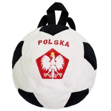 Plecak football piłka czarna