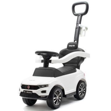 Jeździk z rączką Volkswagen T-Roc biały