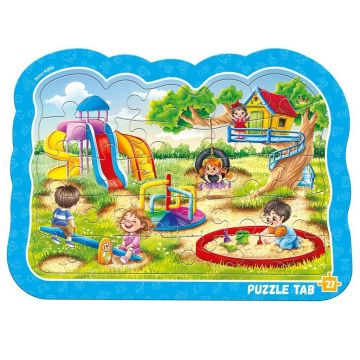 Puzzle ramkowe. Plac zabaw