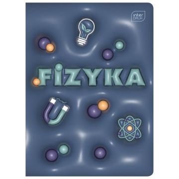 Zeszyt A5/60K kratka Fizyka +pig.wiedzy (10szt)