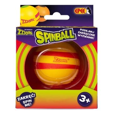 Spinball - Zakręcona zabawa żółta z czerwonym