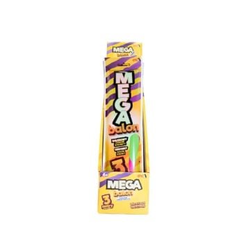 MegaBalon - różowo-zielone paski