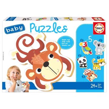 Puzzle 3-5 Dzikie zwierzęta 2