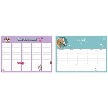 Plan lekcji A4 Girls mix (10szt)