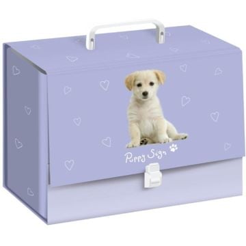 Teczka z rączką C4 10cm Puppy Sign