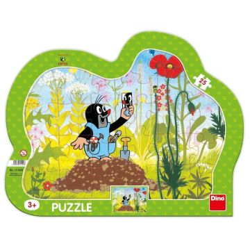 Puzzle ramkowe 25 Krecik i spodenki