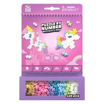 Puzzle By Number Activity Pad Bajkowy 125el