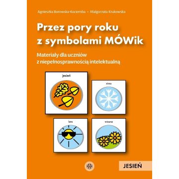 Przez pory roku z symbolami MÓWik. Jesień
