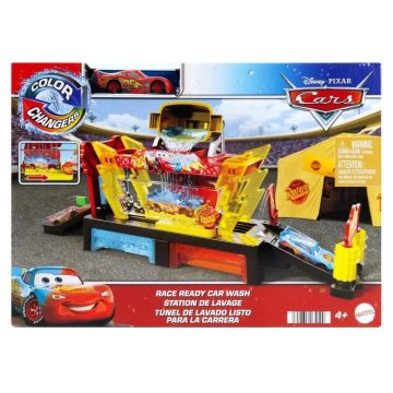 Cars. Myjnia samochodowa + autko ze zmianą koloru