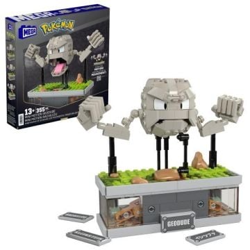 Mega Pokemon Geodude z ruchem