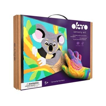 Kolorowanka z masy plastycznej po numerach Koala