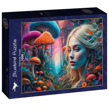 Puzzle 1000 Tęczowy las