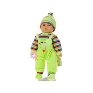 Lalka bobas ze smoczkiem mówi po polsku 35cm