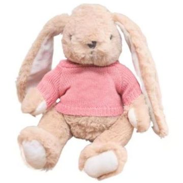 Maskotka przytulanka zając różowa 22cm