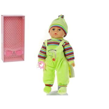 Lalka bobas ze smoczkiem mówi po polsku 35cm