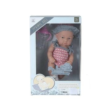 Lalka bobas z butelką 36cm