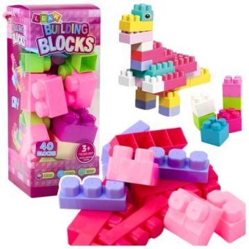 Klocki budowlane w pudełku 40el