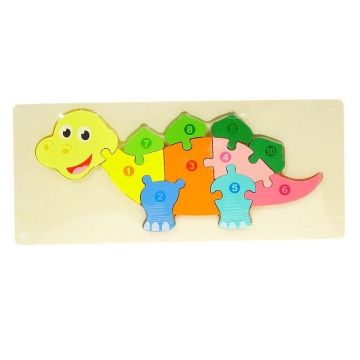 Puzzle drewniane Dino