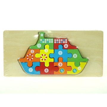 Puzzle drewniane Statek
