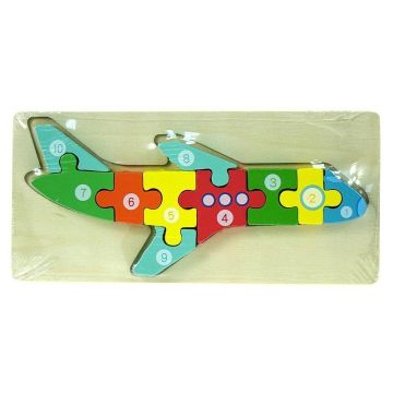 Puzzle drewniane Samolot