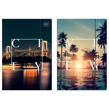 Teczka z gumką A4+ UV Travel (10szt)