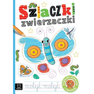 Szlaczki zwierzaczki edukacyjne z naklejkami