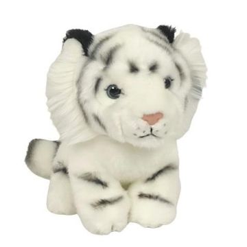 Tygrys biały siedzący 19cm