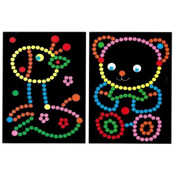 Mozaika papierowa Dot 6szt