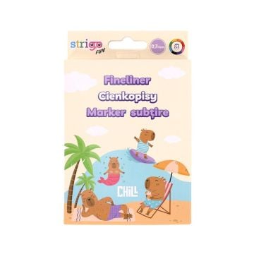 Cienkopisy Kapibara 8szt