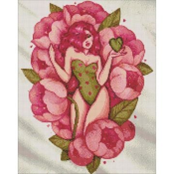 Diamentowa mozaika - Delikatność wiosny 40x50cm