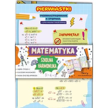 Ściąga harmonijka matermatyka - pierwiastki B6