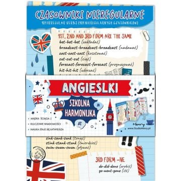 Ściąga harmonijka j. angielski - czasowniki B6