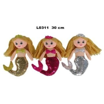 Lalka Syrenka 30cm MIX