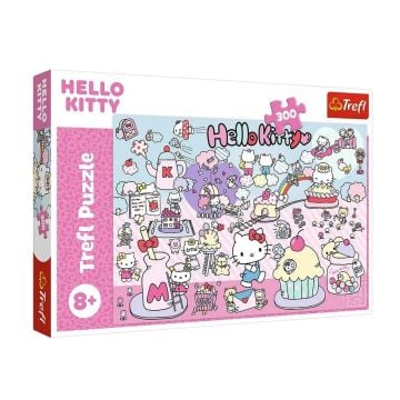 Puzzle 300 Poznaj świat Hello Kitty