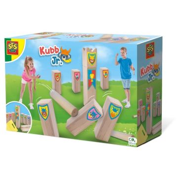 Gra zręcznościowa drewniana Kubb Junior