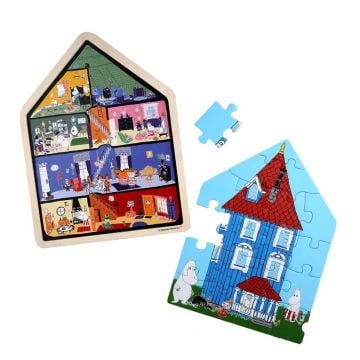 Puzzle Baby Muminki drewniane 19el