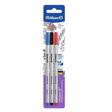 Cienkopis Fineliner 96 0,4mm mix 3szt