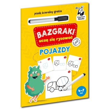 Kapitan Nauka. Bazgraki uczą się rysować. Pojazdy
