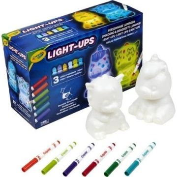 Zestaw 2 podświetl figurek do kolorowania CRAYOLA