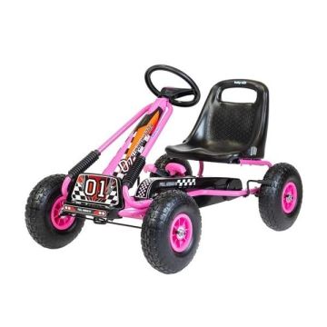 Gokart na pedały Razor różowy