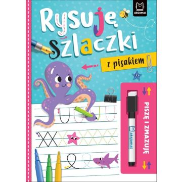 Piszę i zmazuję. Rysuję szlaczki z pisakiem