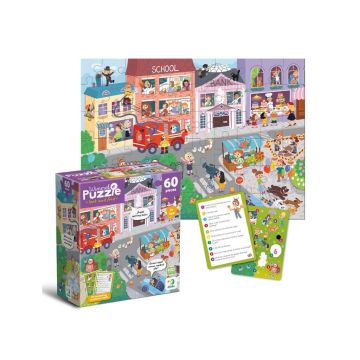 Wimmelpuzzle 60 The town of professions